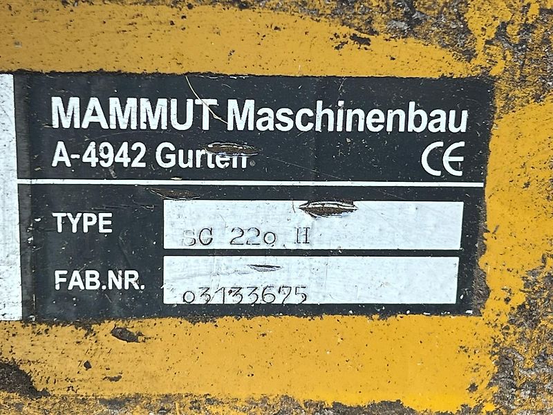 Mammut SC 220 H Kuilhapper