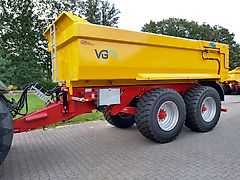 VGM Rocky 26-L Tandem-Schwerlast-Muldenkipper, 24.000kg, hydraulisches Fahrwerk