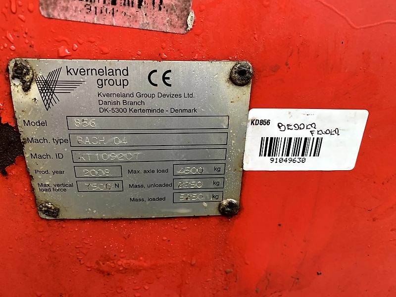 Kverneland Taarup 856 Bedder/ Feeder
