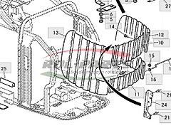 John Deere Kühlergrill John Deere L165791, L165790, L165792, L195793