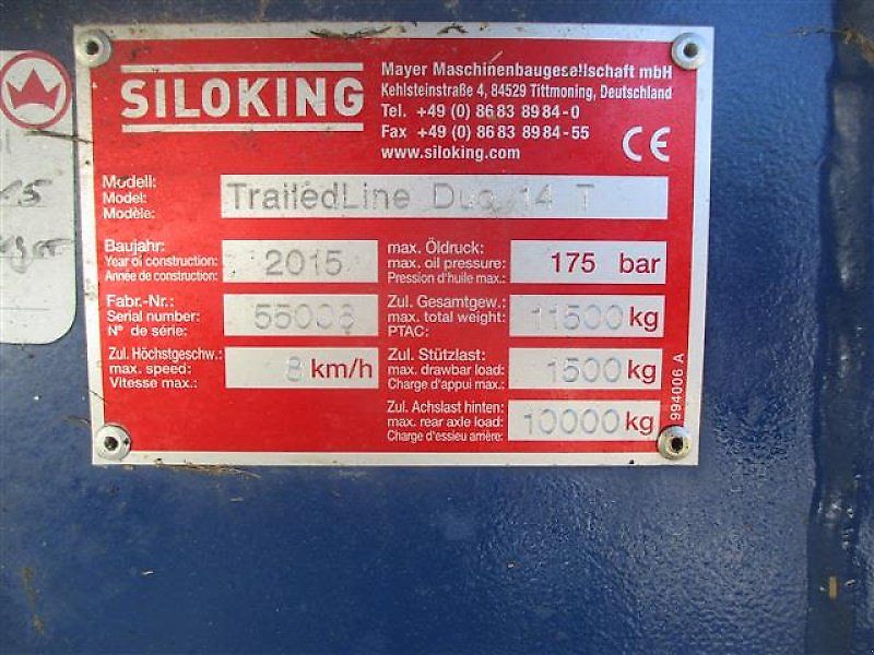 Siloking TRAILEDLINE DUO 14 T #115