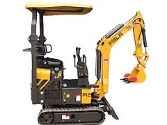 Fisla F12 Minibagger, 3-Zylinder Yanmar Motor 14 PS Diesel