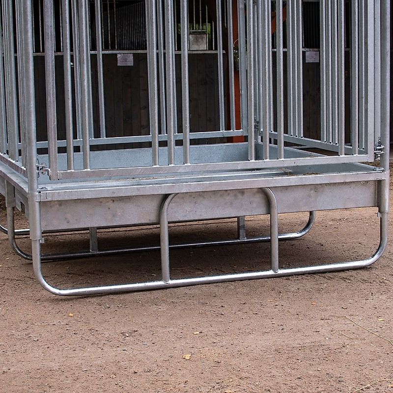 Pferdefutter Raufe mit dem Dach für Pferde 12 Plätze Futterraufe Heuraufe