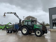 Valtra T151 Hi-Tech Twin-Trac Reverse Drive Forestry Tractor &amp; Kelsa Forestry Trailer (ST19389)