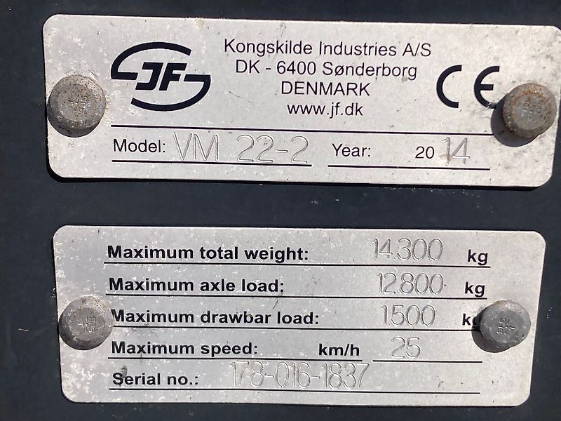 JF Kverneland 20m3