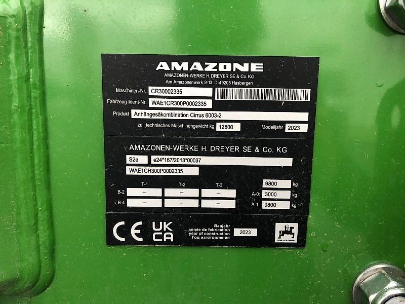 Amazone CIRRUS 6003-2 *ISOBUS*