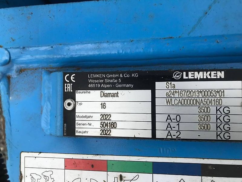 Lemken Diamant 16 VU 7+1