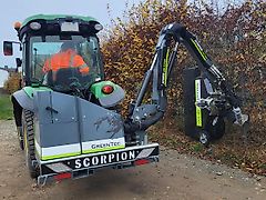GREENTEC SCORPION 330-4Plus Heckenmulcher /Auslegemulcher für Traktor inkl. Heckenmulcher RC132