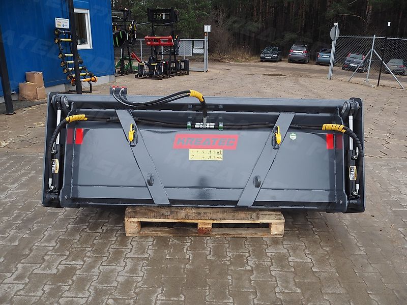 KREATEC Schaufel 4in1/Klappschaufel HEAVY für Teleskoplader, Lader mit Hardox 500