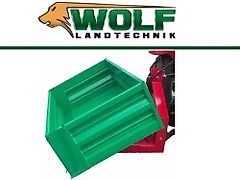 Wolf-Landtechnik GmbH hydr. Heckcontainer Prem. mit Profilbordwand HCPHP 2,00m