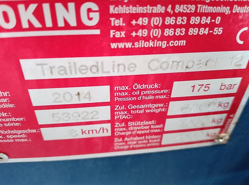 Siloking Trailedline Computer 12 mit Strohgebläse