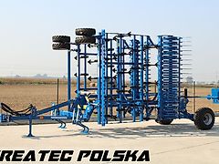 Rolmako Grubber universal / Universalgrubber U 497 halb-gehängte Version für Saatbettbereitung und Stoppelbearbeitung mit Zinken ST (Feder 90x13 mm) von 3 m bis 6 m