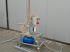 SOBMETAL Güllemischer Güllemixer Fahrgestell Güllemischer Güllerührwerk 200 Cm
