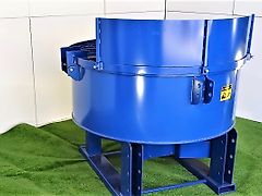 Zwangsmischer Betonmischer 400 L Beton elektrisch Mörtel Futter Randabstreifer Spritzschutz