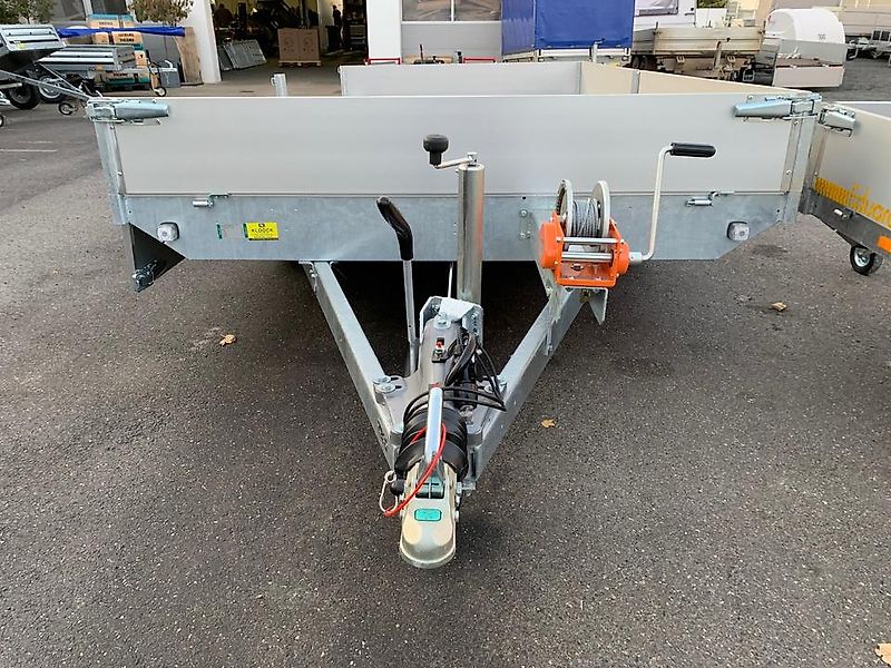 Eduard 3500kg Dreiachs Auffahrschie Seilwinde Ladem.606x220x30 cm