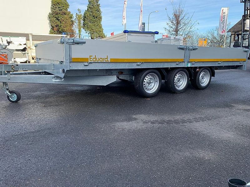 Eduard 3500kg Dreiachs Auffahrschie Seilwinde Ladem.606x220x30 cm