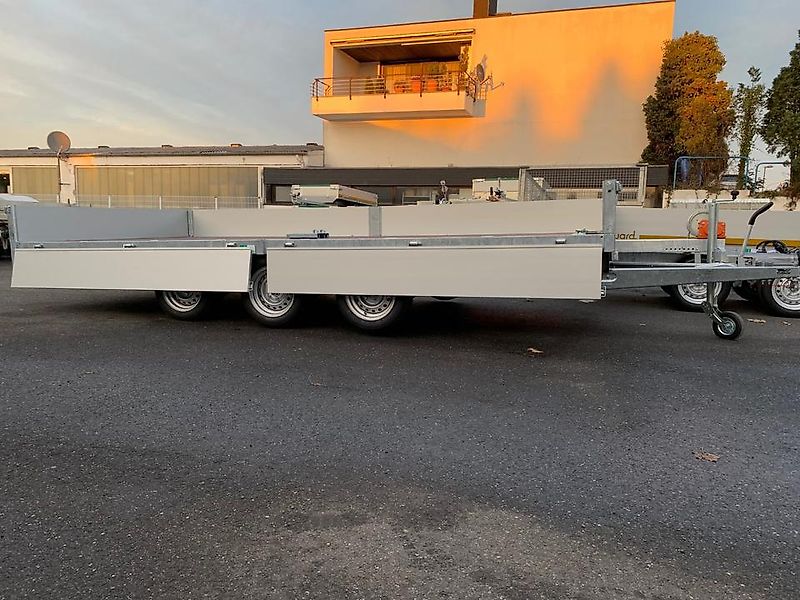 Eduard 3500kg Dreiachs Auffahrschie Seilwinde Ladem.606x220x30 cm