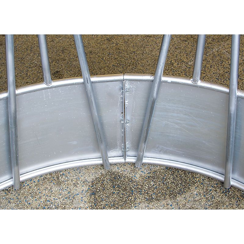 Rundraufe Ringraufe Heuraufe 9 Plätze für Pferde 180 cm KELLFRI