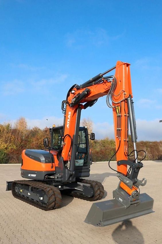 Atlas AC 90 UF-2PB Midibagger,Kompaktbagger, Verstellausleger.
