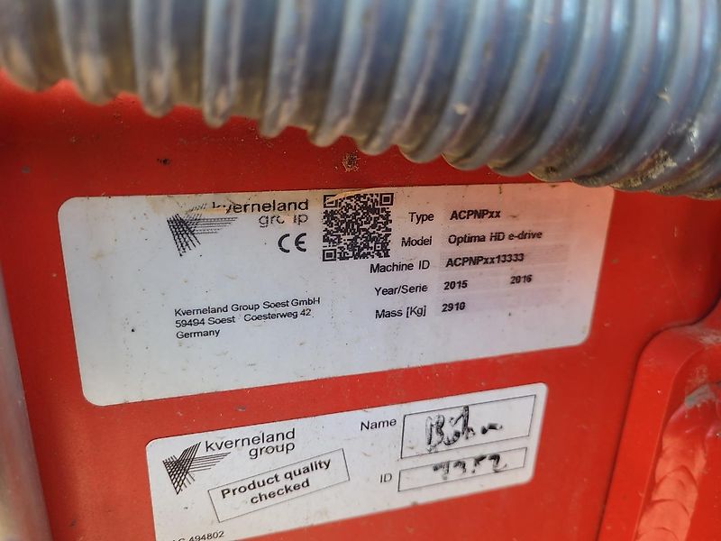 Kverneland Optima Section-Control und lenksystem