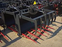 Kompakte Greifschaufel – 1 Zylinder – 0,90 / 1,00 / 1,20 m – für Minilader & Silage