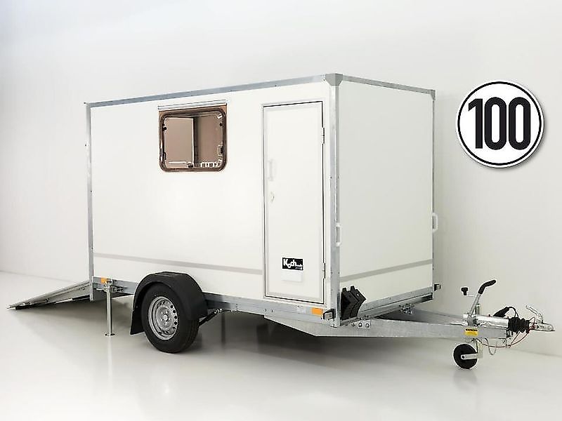 Blyss Kofferanhänger 146x304cm Höhe:180 1,3t|Rampe|Tür|2 Fenster