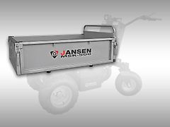 Jansen Flachmulde für Elektrodumper Jansen MSK-500, Schubkarre