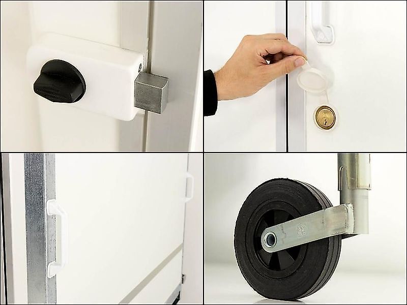 Blyss Kofferanhänger 146x304cm Höhe:180 1,3t|Rampe|Tür|1 Fenster