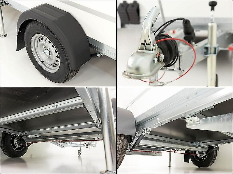 Blyss Kofferanhänger 146x304cm Höhe:180 1,3t|Rampe|Tür|1 Fenster