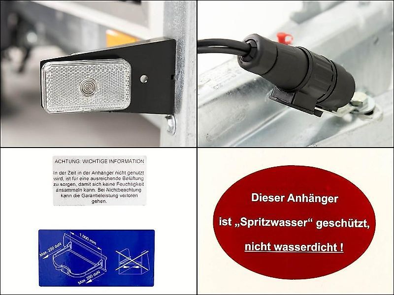 Blyss Kofferanhänger 146x304cm Höhe:180 1,3t|Rampe|Tür|1 Fenster