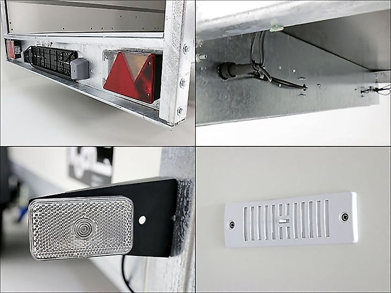 Blyss Kofferanhänger 146x304cm Höhe:180 1,3t|Hecktüren|Seitentür|