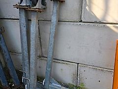 4x Stützen für Salzstreuer Container Wohnkabine Schmidt Epoke Gmeiner Salzsilo Streuautomat Winterdienst